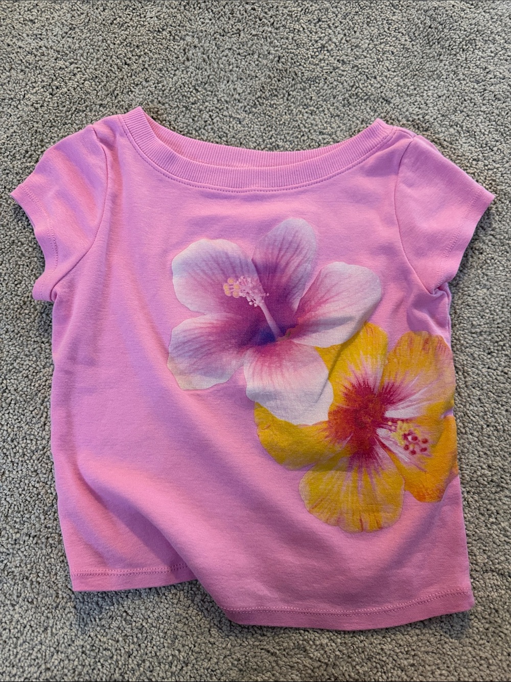 Lilly Pulitzer for Target Pink Tee with Hibiscus Floral